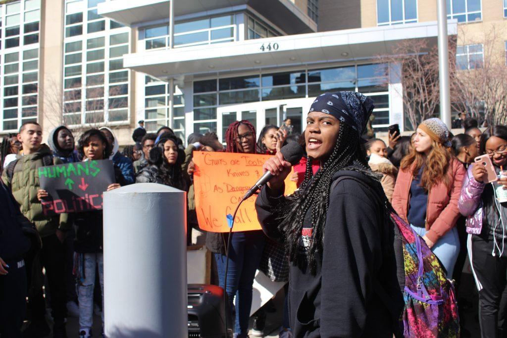 FLC students walked out of classes in protest of gun violence in March 2018.