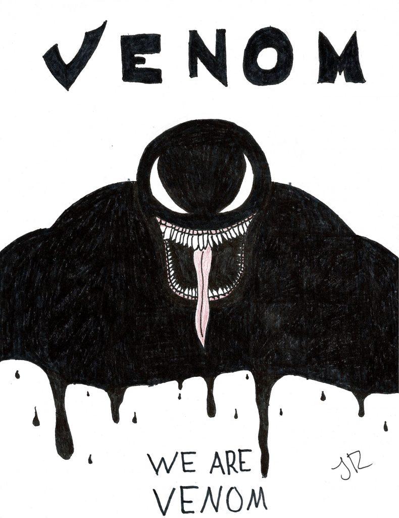 Venom: An armless, legless, faceless thing…