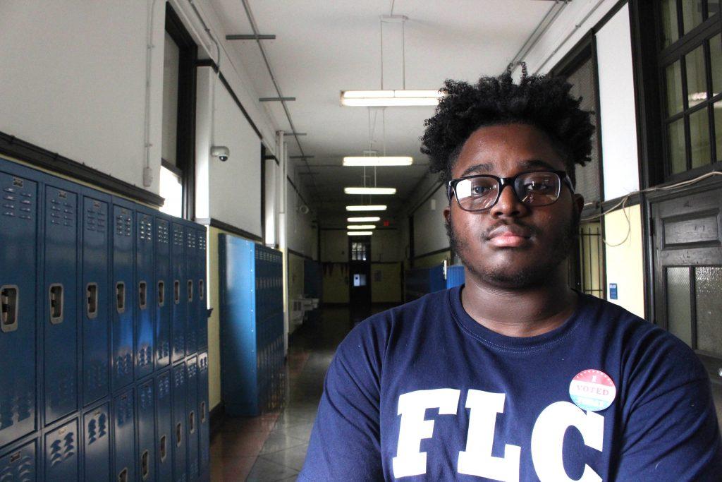 Student Jahiem Brumfield voted in the 2019 Municipal General Election on November 5. · Tiffany Rodriguez / STAFF